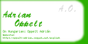 adrian oppelt business card