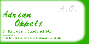 adrian oppelt business card